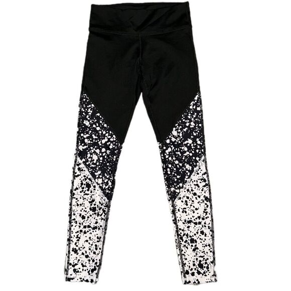 Fabletics Brogan Full Length Mid Rise Color Block Print Legging XS - Picture 1 of 5